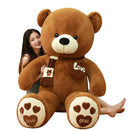 Huggable alta calidad 4 colores oso de peluche con bufanda animales de peluche oso juguetes de peluche muñeca almohada niños amantes cumpleaños bebé regalo