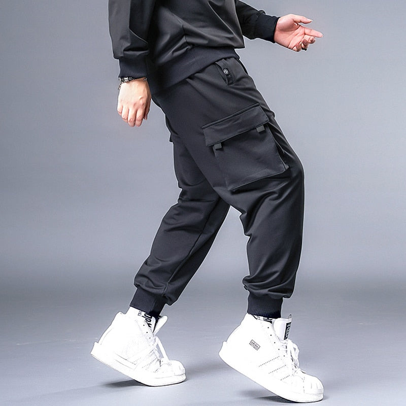 Baggy Pants Men Hip Hop Streetwear Cargo Pant Big Size 7XL Sweatpants Male Jogger Oversize Fashion Trousers Plus Szie HX530