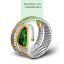 Fashion Explosion Models Ladies Quartz Watch Personality Snake Head Bracelet Stainless Steel Diamond Studded Snake Watchs Female