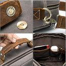 WESTAL Herren Aktentaschen Herrentasche Echtes Leder Business Office Taschen für Herren Laptoptasche Leder Aktentaschen Herren Anwaltstaschen