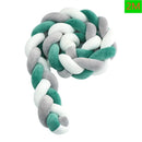 Parachoques de nudo para bebé de 1M/2M/3M/4M en la cama, almohada para recién nacido, cojín para cuna, parachoques para cuna, Tour De Lit Bebe Tresse