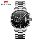 Stainless Steel Men Watches Luxury Top Brand Fashion Casual Dress Quartz Wristwatch Relogio Masculino Business Calendar Watches