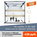 Photo Light Studio Soft Boxes Portable Foldable Dimmable Photography Table Shooting Tents Kit With 3Pcs Background Board