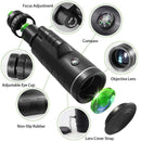 40X60 Zoom Monocular Telescope Clear Weak Night Vision Pocket Telescope With Smart Phone Holder For Camping Scope Binoculars
