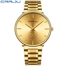CRRJU Mens Watches Stainless Steel Men&