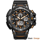 SMAEL Sport Watch Men Big Dial LED Digital Quartz Wrist Watches Men&