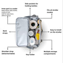 MOTOHOOD, bolsas de pañales para bebés, mochila para mamá, bolsa de maternidad de estrella a la moda, bolsa para cochecito, bolsa de pañales multifuncional para mamá