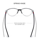 MERRYS DESIGN Women Retro Cat Eye Glasses Frame Ultralight Eye Myopia Prescription Eyeglasses Acetate Glasses Legs S2602