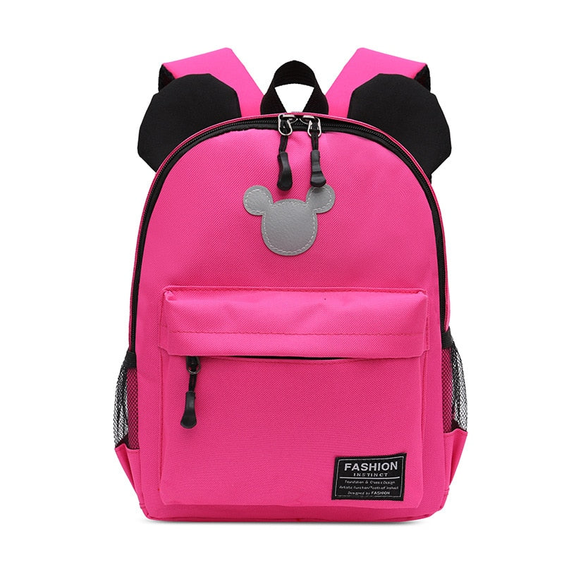 Mochila de dibujos animados para niños de Mickey Minnie, mochilas pequeñas de jardín de infantes, mochilas escolares informales de moda de viaje para niños, 2019 BAG0012