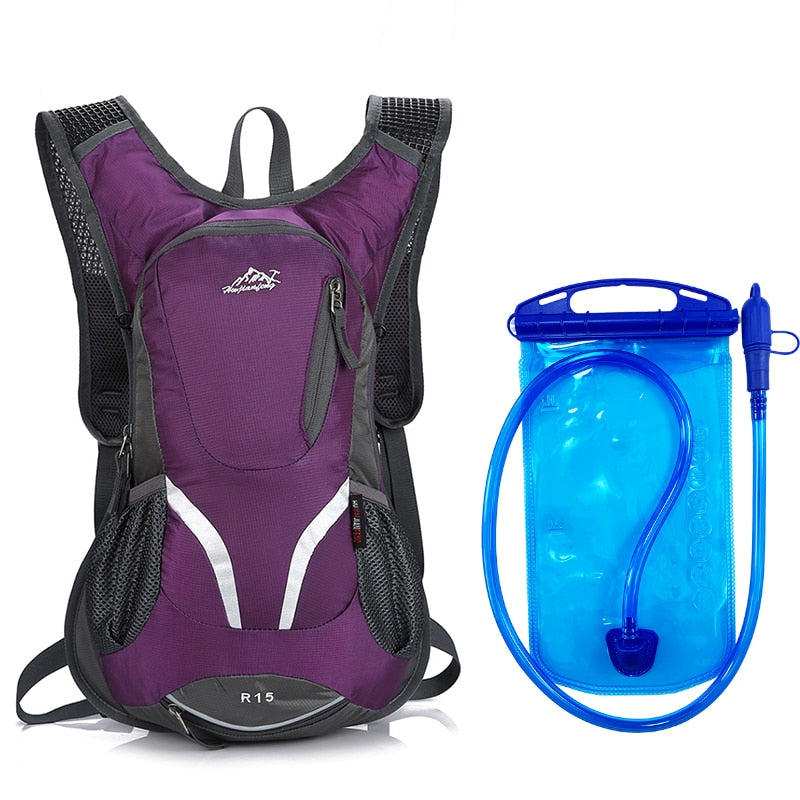 15L Deporte al aire libre Ciclismo Escalada Bolsa de agua Mochila de hidratación Mochila ultraligera Senderismo Bicicleta Montar Paquete Vejiga Mochila