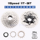 SUNSHINE Road Bike Freewheel 11-25T/28T/32T/34T/36T Bicycle Flywheel 8/9/10/11/12S Speed Cassette Sprocket for Shimano HG K7