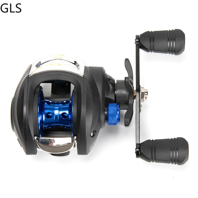GLS Metallwicklungsring Serie Baitcasting Reel 7.2:1 Ultraleichte 8KG MAX Drag Power Casting Fishing Right Left Hand Angelrolle