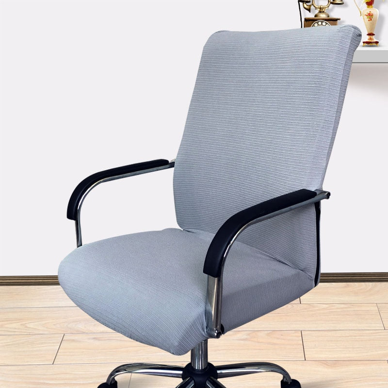 Stuhlabdeckung für Bürocomputer, elastische Stuhlabdeckung, schmutzabweisende, abnehmbare Stuhlabdeckung für den Heimsessel
