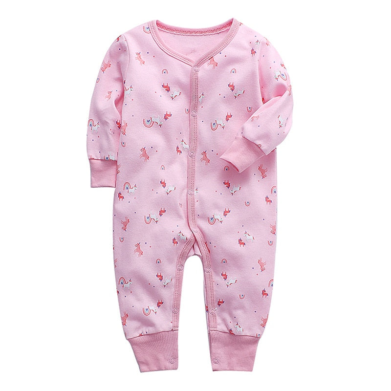 Baby Clothes Autumn 2021 Newborn Baby Pure Cotton Long-sleeved Jumpsuit Romper 3-24M Baby Boy&Girl Clothing