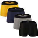 4pcs/Lot Underwear Boxers Man Underpants Casual Men's Panties Male Shorts Breathable Trunk Thermal for Slip Homme Underware