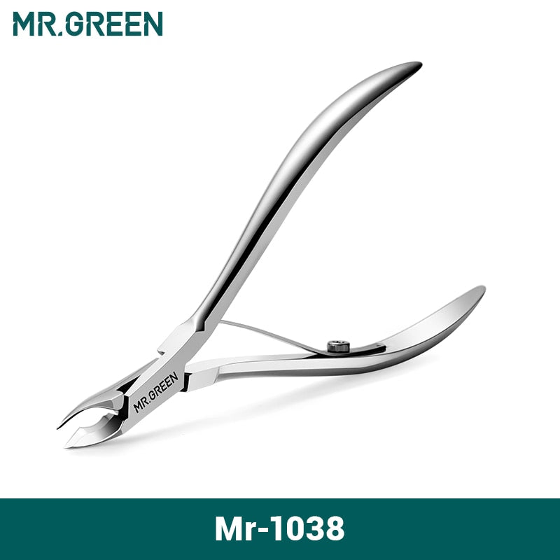 MR.GREEN Nagelhautzange Maniküreschere Edelstahl Pinzette Clipper Dead Skin Remover Scissor Pusher Tool Trimmer