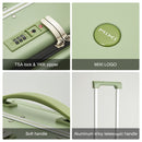 Maleta con marco de aluminio de diseño de patente Mixi, equipaje de mano con ruedas, hermosa cabina de embarque 18 20 24 pulgadas M9260