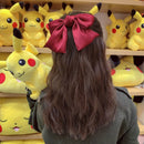 2020 Fashion Big Bow Hairpin Cute Red Barrette Pink Hair Clip Women Girls BB Hairgrip Korean Oversize Floral Hair Accessories