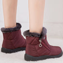 New Women Warm Shoes High Quality Zip Women Boots Solid Winter Ankle Boots For Women Ladies Shoes Waterproof Chaussure Femme