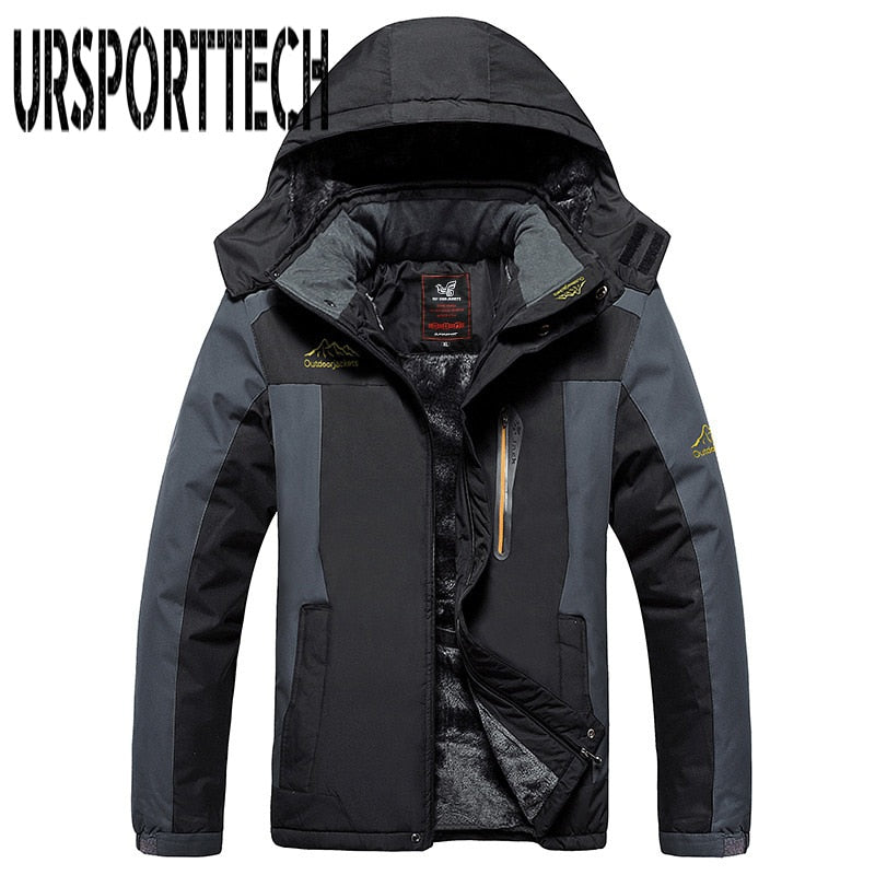 Fleece Military Winter Jacket Men Windproof Waterproof Outwear Parka Mens Windbreaker Warm Raincoat Coat Oversize 9XL Overcoat