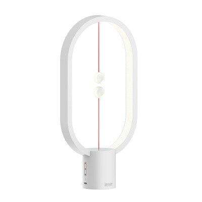 2020 actualización HENGPRO Balance Night Light portátil elipse magnético Mid-air Switch LED lámpara de escritorio atenuación táctil decoración del hogar