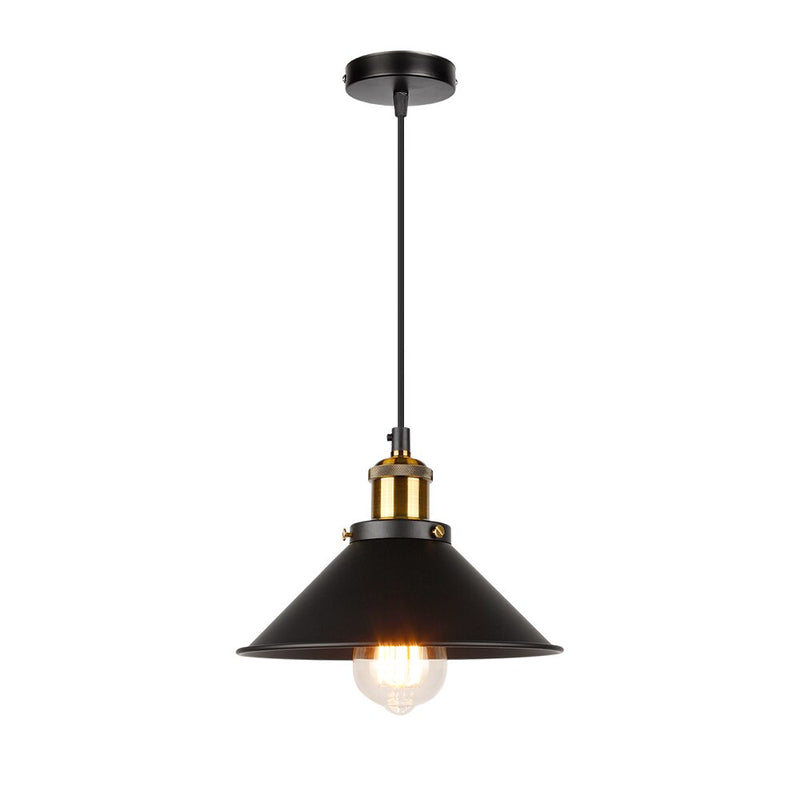 Retro Industrial Ceiling Chandeliers Iron E27 Pendant Lamps For Kitchen Bedroom Restaurant Home Black/Gold 3 Heads Hanging Light