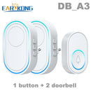 Wifi Doorbell Alarm System Intelligent Wireless Doorbell Strobe Tuyasmart app 58 sound compatible 433MHz wireless detectors
