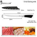 6 7 8 inch Boning Chef Knife Stainless Steel Kitchen Knife for Bone Meat Fish Fruit Vegetables Salmon Sushi Petty Raw Filleting