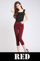 Mallas de verano de algodón para mujer, mallas push up para mujer, pantalones blancos, negros, rojos, leggins de mujer 5xl 6xl, leggins capri de entrenamiento