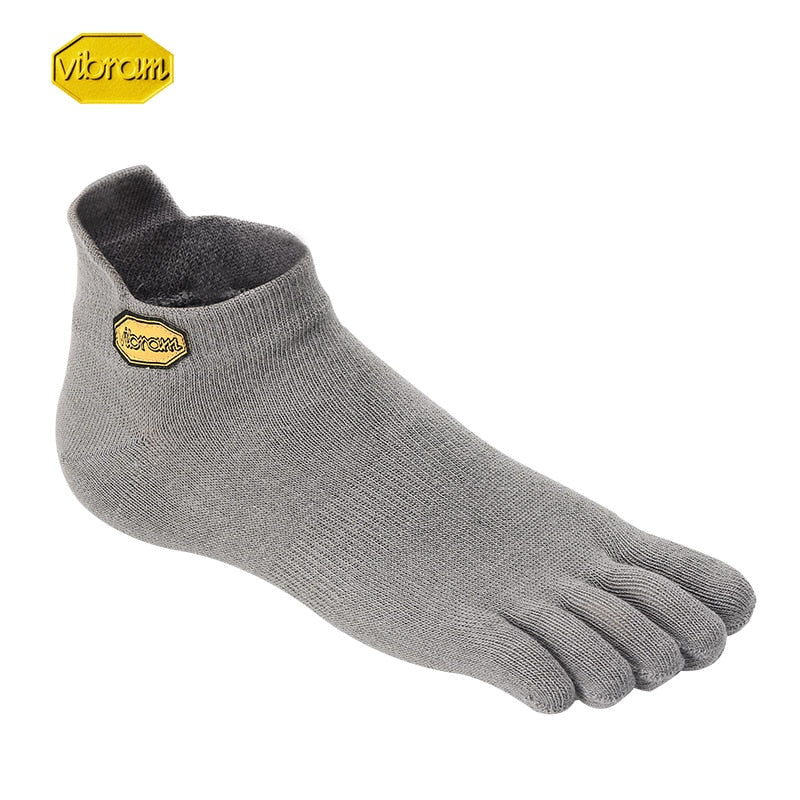 Calcetines Vibram Five-toe Five Fingers Hombres Mujeres Primavera Verano Ocio al aire libre Ropa absorbente de sudor Deportes Tubo bajo Baloncesto sólido