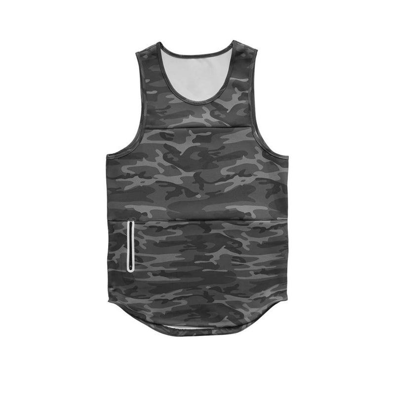 Men Zipper Sleeveless Vest Summer Breathable quick-drying Male Tight Gyms Clothes Bodybuilding Undershirt Fitness Tank Tops