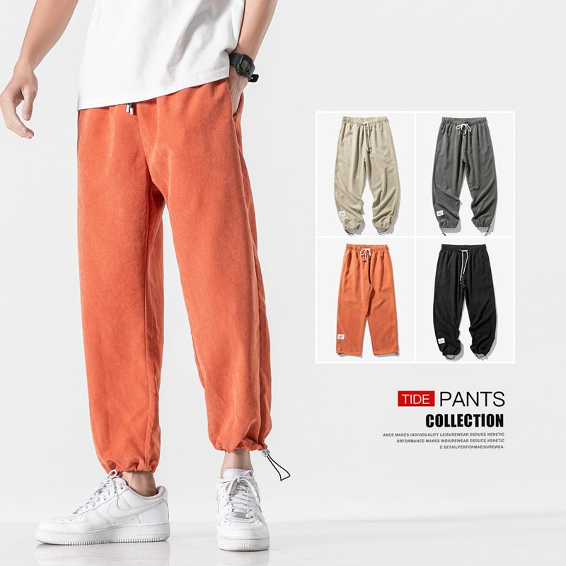 Big 5XL 6XL 7XL 8XL Men Casual New Solid Sweatpants Mens Hip Hop Casual Harem Pants Streetwear Male Trousers Plus Size Bottoms