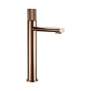 Deck Mount Water Faucet Mixer Tap Single Knurled Handle One Hole Hot Cold Washbasin Bathroom Basin Swivel Knurling Knob Design