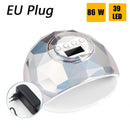 2020 86W UV LED Lamp Nail Dryer For Nail Manicure With 39 PCS LEDs Fast Drying Nail Drying Lamp Curing Light For All Gel Polish