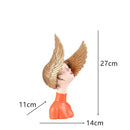 Bonito ramo creativo para niña, adornos, escultura, estatua, regalos, sala de estar, mueble de TV, arreglo floral, decoración moderna para el hogar