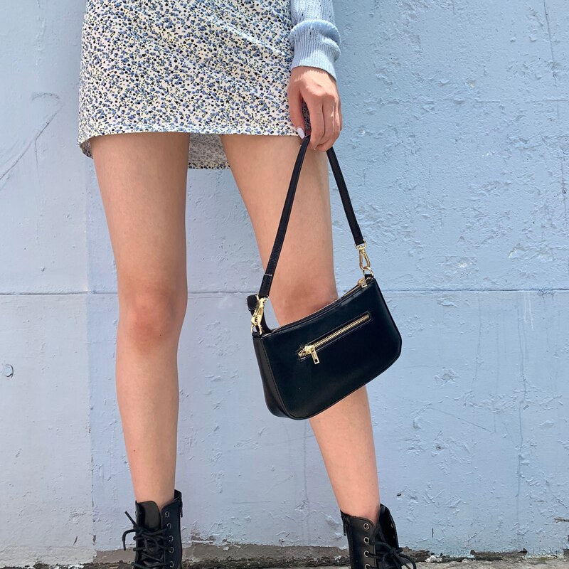 Women Vintage Shoulder Bag Canvas Small Shoulder Bag Ladys Fashion Subaxillary Bags Luxury Style Handbag Bella