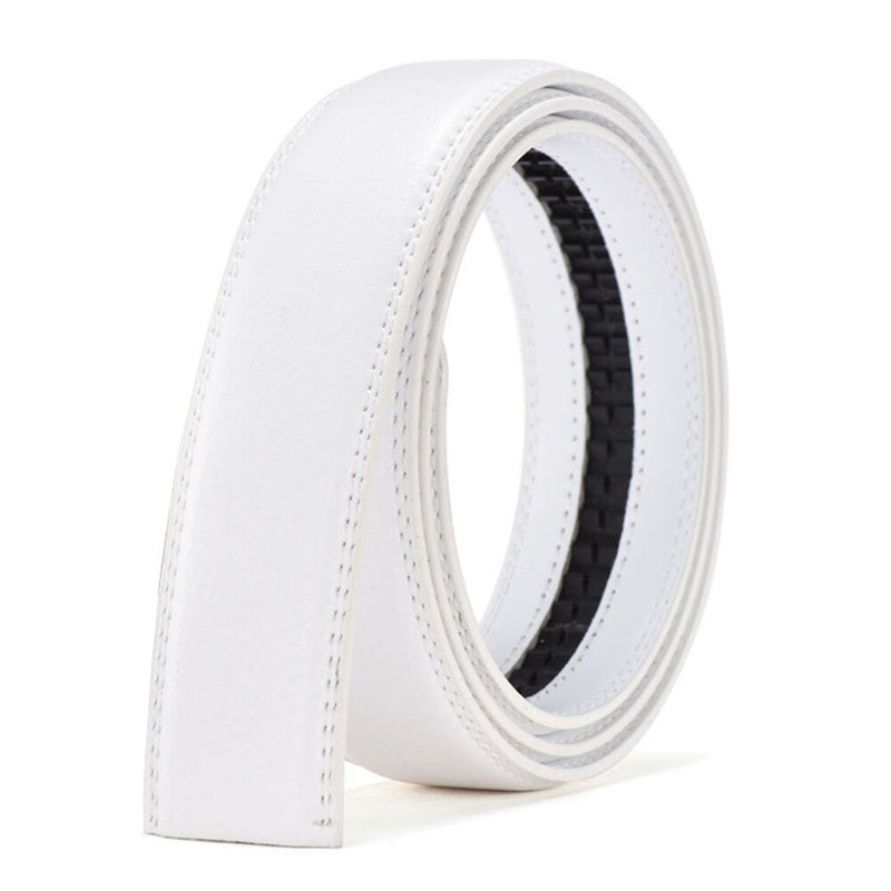 HIDUP Good Quality Real Genuine Leather Automatic Model Belt for Men Blue Colour Strap Only Without Buckle 3.5cm Width LUWJ17