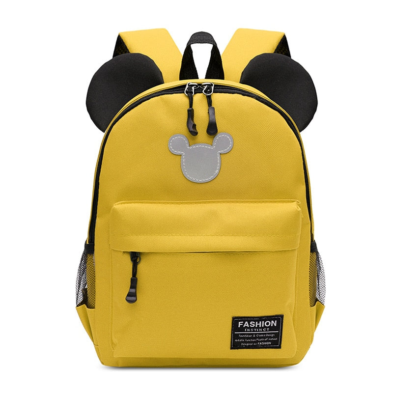 Mochila de dibujos animados para niños de Mickey Minnie, mochilas pequeñas de jardín de infantes, mochilas escolares informales de moda de viaje para niños, 2019 BAG0012