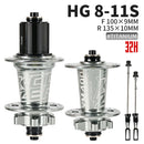 Koozer XM490 Hubs 4 Bearing MTB Mountain Bike Hub Front Rear QR or Thru 28/32/36 Holes Disc Brake Bicycle Hub 8 9 10 11 12Speed