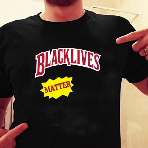 kuakuayu HJN Black Lives Matter Slogan T-Shirt Unisex Men Women Aesthetic Tee Human Rights Equality Shirt