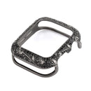 Armor Copper Schutzhülle für Apple Watch 7 Series 6 SE 5 4 3 Carved Diamond Cover Bumper für Iwatch 41mm 45mm 40mm 44mm 42mm