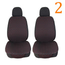 Funda protectora de verano para asiento de coche, cojín de asiento de lino para respaldo delantero y trasero de lino automático, almohadilla para Interior automotriz, camión, Suv, furgoneta