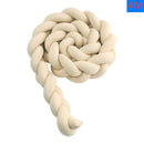 Parachoques de nudo para bebé de 1M/2M/3M/4M en la cama, almohada para recién nacido, cojín para cuna, parachoques para cuna, Tour De Lit Bebe Tresse