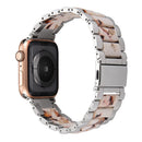Correa de reloj de resina de acero inoxidable para apple watch 5 band 44mm iwatch 42mm Series 5 4 3 2 accesorios de muñeca loop 40m pulsera