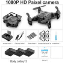 New Mini Drone V2 1080P HD Camera WiFi Fpv Air Pressure Altitude Hold Foldable Quadcopter RC Drone Kid Toy GIft