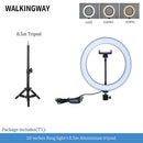 10&quot; LED Ring Light Photographic Selfie Ring Lighting with Stand for Smartphone Youtube Makeup Video Studio Tripod Ring Light