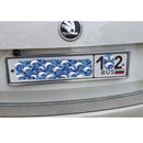 For EU Car License Plate Frame metal Car License Plate Frame Number plate Holder 2pcs