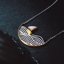 Lotus Fun Real 925 Plata de ley hecha a mano diseñador joyería fina creativo oro velero collar para mujeres Acessorio Collier