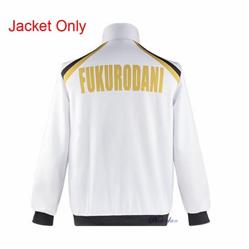 Haikyuu Cosplay Jacket Anime Volleyball Sportswear Karasuno Nekoma Aoba Johsai Fukurodani Inarizaki High School Uniform Costume