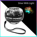 Powerball de arranque automático para muñeca, pelota de mano, relajación muscular, entrenador de muñeca giratorio, equipo de ejercicio, fortalecedor con luz LED